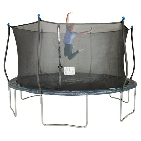 Bounce Pro 14-Foot Trampoline, with Classic Enclosure, Midnight