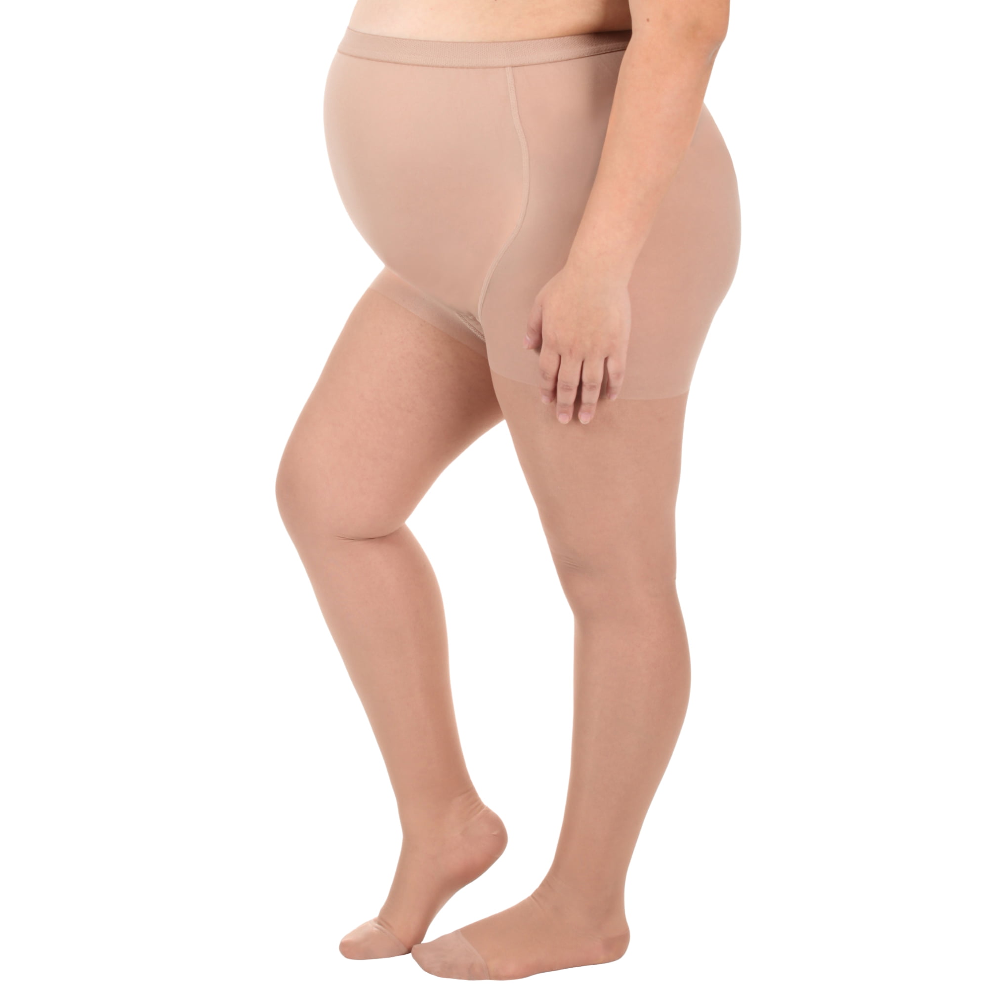 Made in USA Maternity Compression Tights for Women 1520mmHg Nude