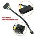 thumbnail image 2 of XISAOK 24 Pin to 10 Pin ATX PSU Power Adapter Cable for Lenovo Motherboard with 10 Pin Port 20cm/30cm Length, 2 of 8