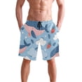 thumbnail image 3 of Ckdifva Whale Strawberry Clouds Men's Board Shorts Swim Trunks Drawstring Summer Beach Golf Shorts Quick Dry with Pockets, 3 of 8