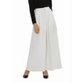 thumbnail image 1 of Pantalones Palazzo Largos de Pierna e Informales de Cintura Alta para Mujer, Talla Regular L, 1 of 7