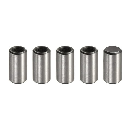 

M5 Internal Thread Dowel Pin 5 Pack 8x16mm Chamfering Flat Carbon Steel Cylindrical Pin