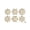 Wooden color-3C, variant on MMJ 6 Pack Unfinished Wooden Snowflake Ornaments, Blank DIY Cutout Kit for Christmas Tree Hanging Craft Painting Decoration, 3.15x2.99in