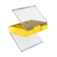 thumbnail image 3 of Wswqop Fishing Tackle Box Storage with Adjustable Dividers Waterproof Thicker Organizer Yellow, 3 of 9