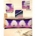 thumbnail image 2 of Purple Star Sky Body Pillow Cover 20 x 54 Inch Decorative Pillow Cover Tree Retro Abstract Watercolor Art Lumbar Pillowcase Seasonal Rectangle Cushion Case for Couch Sofa Bed Living Room, 2 of 7