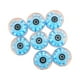thumbnail image 1 of Soidarity 8 piezas de componentes de ruedas de patín, accesorios de mejora de deporte en línea de repuesto, ruedas de patines de ruedas brillantes, Ropa Deportiva, Zapatos Iluminación azul Soidarity OD025468-03, 1 of 6