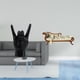 thumbnail image 2 of Juego de estatuas con gestos de rock, figura de mano con gestos de música rock, escultura de resina creativa, sofá en miniatura, modelo de madera adec, 2 of 8