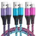 thumbnail image 1 of Usb C Fast Charger Cable, 3pack 6ft/1.8m Samsung Charger Cable Fast Charge, Type C Cable Lead, 1 of 4