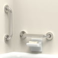 thumbnail image 2 of AmeriLuck 2-Pack 1-1/4" x 12in Bath Safety Medical Handicap Grab Bars, ADA Handrail for Bathroom Shower Wall, Heavy Duty Grip Handles for Bathtub and Toilet, 500lbs Weight Support, Brushed Nickel, 2 of 11
