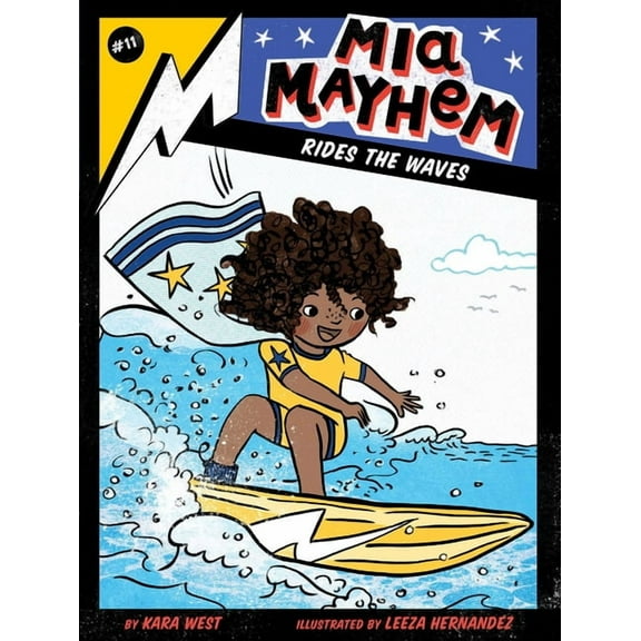 Mia Mayhem: Mia Mayhem Rides the Waves (Series #11) (Hardcover)