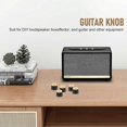 thumbnail image 4 of 10x Guitar AMP Amplifier Knobs Push-on Black+Gold Cap for Marshall Amplifier, 4 of 5