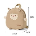 thumbnail image 4 of ibiyuan School Backpacks Lamb Canvas Large Capacity School Bag for Ages 3rd 4th 5th 6th, Daycare, Primary School, Beach, Travel, Outings, Playground, Vacation, 4 of 9