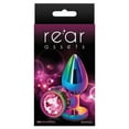 thumbnail image 2 of New Sensations Novelties Rear Assets Multicolor Medium Pink Anal Plug, 2 of 2