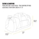 thumbnail image 5 of Bolsa de lona Carhartt Classic redonda de 60 litros con puerto multiusos, 5 of 6