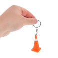 thumbnail image 5 of Mini Traffic Cone Keychain 10Pcs Cute Construction Pendant For Boys And Girls Car Interior Decoration, 5 of 5