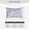 thumbnail image 6 of EasygdpBlue Butterfly Polyester Fiber Double-Sided Pillowcase,Super Soft,Comfortable And Luxurious Pillowcase,Not Easy To Break Or Deform- 14"X20", 6 of 9