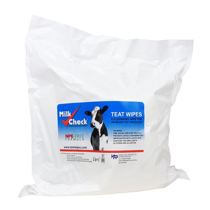 KLEEN TEST PRODUCTS CORP MILK CHECK TEAT WIPES REFILL/700 6467000BR