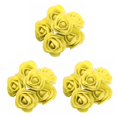 thumbnail image 3 of sweethay Paquete de 500 ramo de flores artificiales coloridas flores falsas accesorio boda para propuesta de compromiso cumpleaños amarillo naranja 3Conjunto, 3 of 6