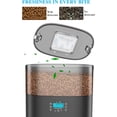 thumbnail image 7 of HoneyGuaridan 6L Automatic Cat Feeder for 2 Cats, 2.4G WiFi Enabled Smart Feed Pet Feeder for Dogs, Timed Pet Food Dispenser with Stainless Steel Bowl APP Control, 10s Voice Black, 7 of 7