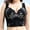 Black, variant on Women's Underwear Thin Large Size No Sponge Side Collection Breathable Upper Collection Auxiliary Breast Gathered Anti-sagging No Steel Ring Bra for Jogging Cycling