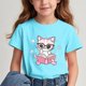 thumbnail image 2 of Odeerbi Chicos Niñas Camiseta Casual Manga Corta Cuello Redondo Lindas Camisetas Impresas, 2 of 7