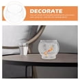 thumbnail image 3 of Hytrove Micro Landscape Fish Tank Transparent Round For Home Decor 1Set, 3 of 8