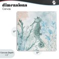 thumbnail image 4 of Stupell Industries Bohemian Seahorse Sea Swim Canvas Art, 17 x 17, by Kim Allen, 4 of 8