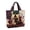 #2-Light Pink, variant on Halloween Quilted Tote Bag Cute Trick Or Treat Boo Bags Shoulder Strap Padded Novelty Print Reusable Handbag