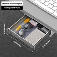 thumbnail image 3 of CajóN para Debajo del Escritorio, Organizador Adhesivo para Cajones, Deslizador Oculto de 9 Pulgadas, Accesorios de Almacenamiento para Debajo del Escritorio, TamañO Mediano, 3 of 9