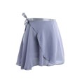 thumbnail image 2 of Little Girls Ballet Dance Chiffon Wrap Skate Wrap Skirt with Tie Waist, 2 of 4