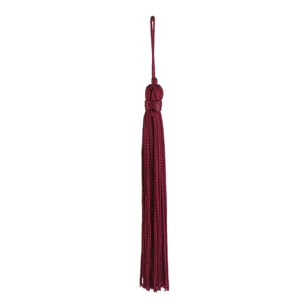 E10 Contact Set - Set of 10 Ruby Chainette Tassel, 4 Inch Long with 1 Inch Loop, Basic Trim Collection Style# RT04 Color:RUBY - E10