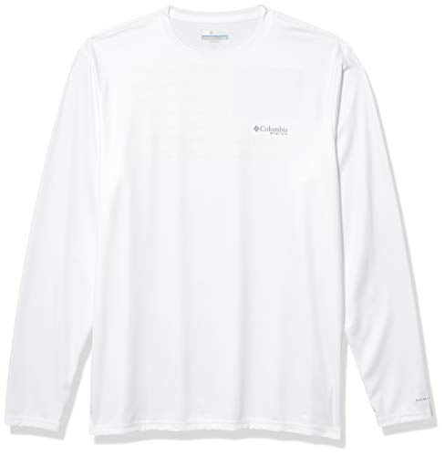 white fishing shirt long sleeve