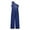 Navy Blue, variant on TiaoBug Kids Girls Sparkly Sequin Long Pants Jumpsuit Sleeveless One Shoulder Romper Prom Dance Party Gown Burgundy 16