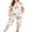 08 FP-White, variant on Women Plus Size Pajamas Set Short Sleeve Pjs Sleepwear Loungewear Nightwear with Pockets
