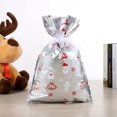 thumbnail image 1 of Bolsas de plástico personalizadas con cordón, bolsas de plástico para envolver regalos, adorno de árbol de Navidad, bolsa de embalaje de dulces para regalo de Navidad para niños, 1 of 4