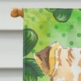 thumbnail image 3 of Carolines Treasures CK1781CHF Shamrocks Fox Terrier Flag Canvas House Size  Large multicolor, 3 of 4