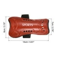 thumbnail image 2 of Unique Bargains Soccer Shin Pads, 4 Pack Breathable PVC Sport Guard for Youth, Red, 2 of 5