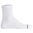 thumbnail image 2 of PKWY 2-Pack Unisex Enough is Enough Black & White Limited Edition Crew Socks Large Men's 6-12; Women's 8-12,  Lakers, 2 of 4