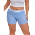 thumbnail image 2 of INNERSY Women's Plus Size Boxer Underwear Rayon from Bamboo 3 Pack(3XL,Light), 2 of 7