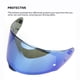 thumbnail image 3 of Lente De Visera De Casco Pc Visera De Casco De Motocicleta Visera De Casco De Motocicleta De Cara Completa Compatible Con Ff-353 320 328 800 Casco De Motocicleta Montar Sweethay VI009354-05, 3 of 7