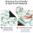 thumbnail image 4 of Floral Large Square Rubber Mat 31.5x31.5 Inches for Your Game Table Superior Anti-Slip Performance for Mahjong Tile and Card Games, 4 of 7