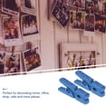 thumbnail image 3 of ORDDIART 300Set Photo Hanging Clips Mini Clips Blue Rectangular Christmas, 3 of 4