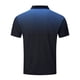 thumbnail image 3 of Ceisia Men's Polka Dot Gradient Short Sleeve Polo Shirt Casual Summer Top Navy L Gifts, 3 of 5