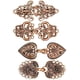 thumbnail image 1 of 4 piezas suéter chal boca clips Yuyangstore aleación Cobre rojo antiguo, 1 of 8