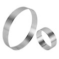 thumbnail image 4 of Juego de 12 Anillos Perforados para Tarta, Molde de Acero Inoxidable Resistente Al para Pasteles, 4 of 5