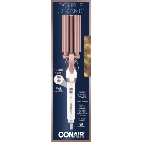 Conair® Double Ceramic Triple Barrel Waver