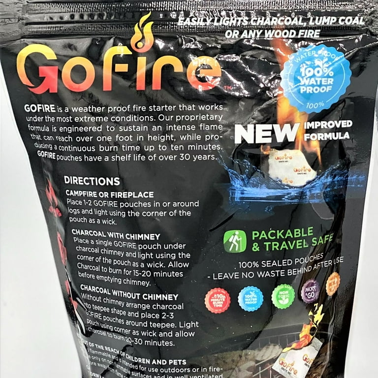 GoFire Ultimate All Purpose Fire Starters 50 Pack, 40 OFF