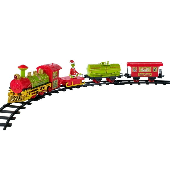 The Grinch Who Stole Christmas, Express Train Set, 12 Piece Set, Plastic, Multi-Color