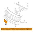 thumbnail image 3 of For 03-07 Econoline Front License Plate Holder Bracket FO1068142 F2UZ17A385AAA, 3 of 5