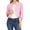 Pink, variant on Cardigan for Women Fashion Mid Sleeve Top Solid Color Casual Jacket Business Small Suit Women Suit Jacket Girls Zip Up Jacket